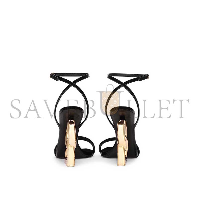 DOLCEGABBANA PATENT LEATHER SANDALS WITH 3.5 HEEL CR1175A147180999